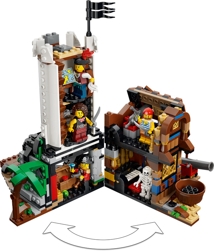LEGO Creator 3-in-1 Klassiek Piratenschip 31387 detail