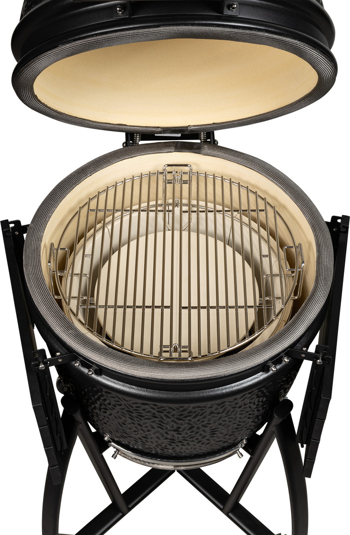 Grill Guru Prime Satin Black Medium binnenkant