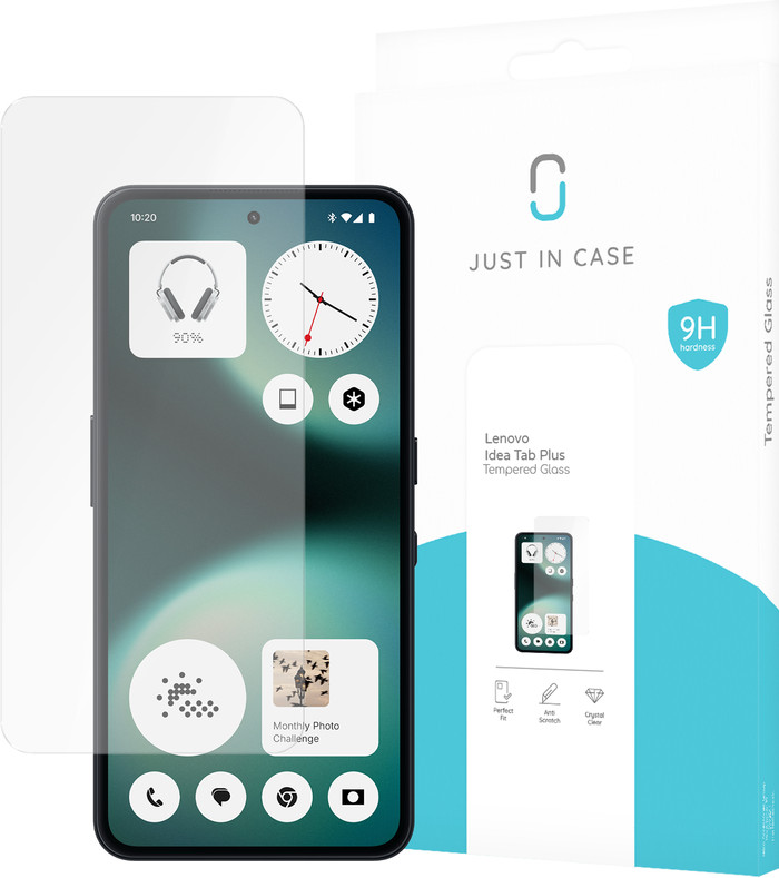 Just in Case Tempered Glass Nothing Phone (3a) Lite Screenprotector verpakking