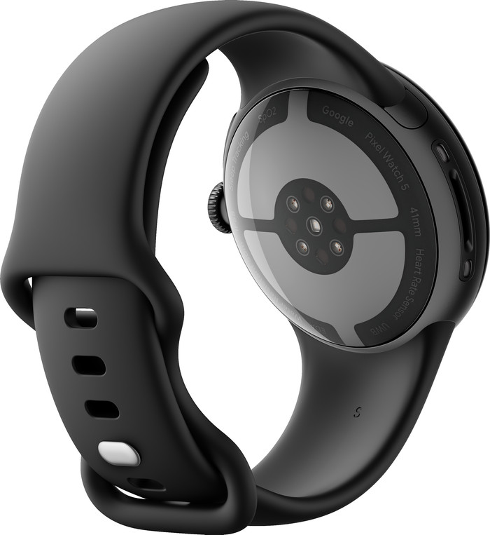 Google Pixel Watch 5 Zwart 41mm achterkant