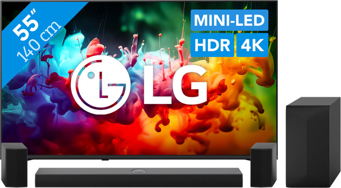 LG Mini-led 55" QNED71 (2026) + LG DS70TR Main Image