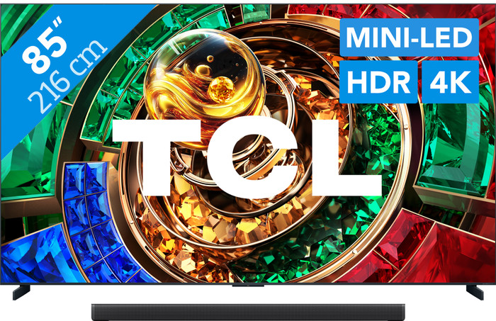TCL RGB Mini-led 85" RM7L (2026) + TCL Q75K Main Image