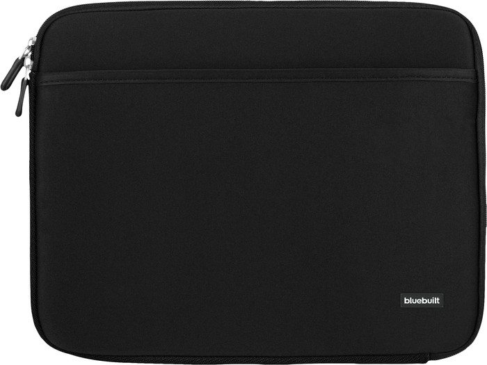 BlueBuilt Laptophoes breedte 41 cm 18 inch L Zwart voorkant