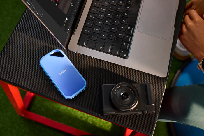 SANDISK Creator Pro Portable SSD 1TB product in gebruik