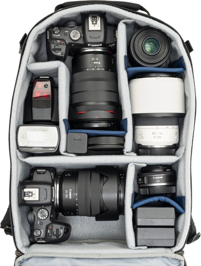 Think Tank Mirrorless Mover Backpack Cool Grey binnenkant