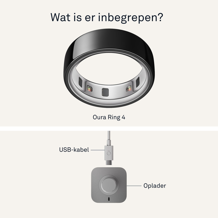 Oura Ring 4 Maat 15 Zwart visual leverancier