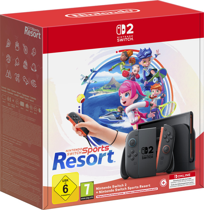 Nintendo Switch 2 + Nintendo Switch Sports Resort Main Image