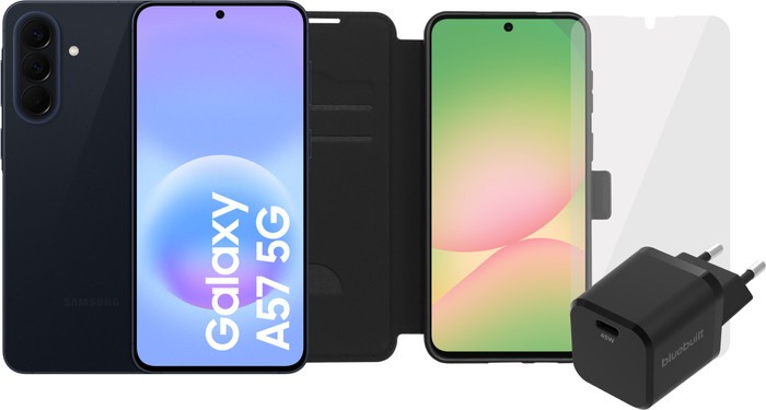 Samsung Galaxy A57 256GB Donkerblauw 5G + Compleet Accessoirepakket Main Image