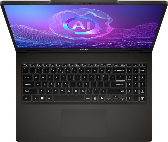 MSI VenturePro 16 A2RWEG-056NL OLED QWERTY bovenkant