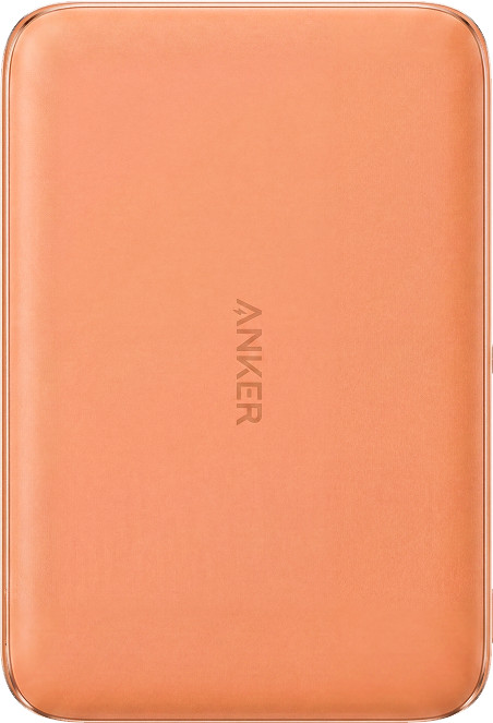 Anker Nano MagGo Draadloze Powerbank met MagSafe en Qi2 5.000 mAh Oranje voorkant