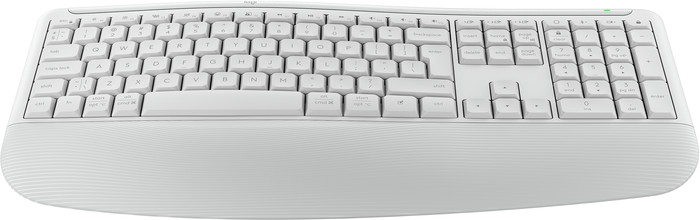 Logitech MK880 Signature Comfort Plus Wireless Keyboard and Mouse Combo Off-white QWERTY front