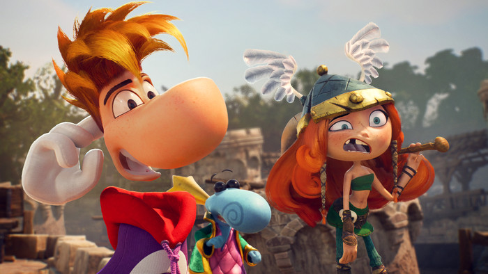 Rayman Legends Retold Nintendo Switch 2 product in gebruik