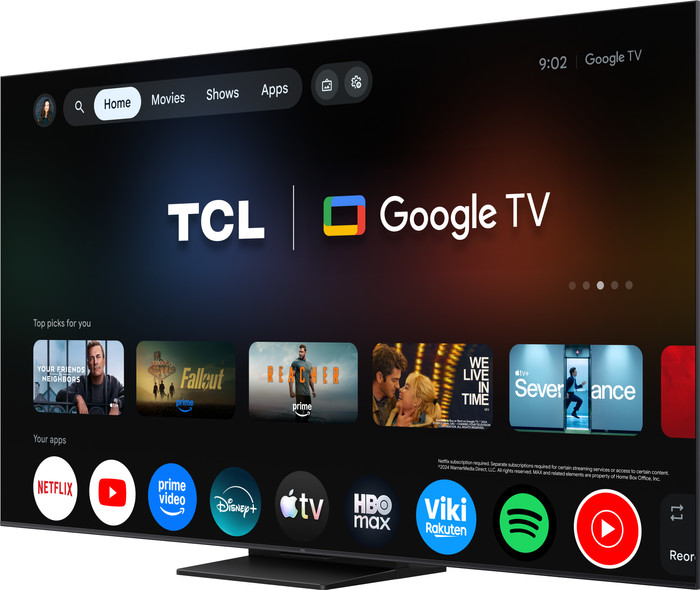 TCL SQD Mini-led 55" 80L (2026) voorkant