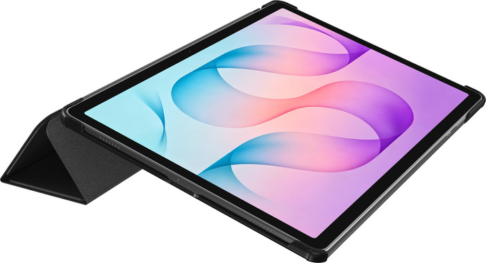 Just in Case Samsung Galaxy Tab S12 Plus Tri-Fold Book Case Zwart linkerkant