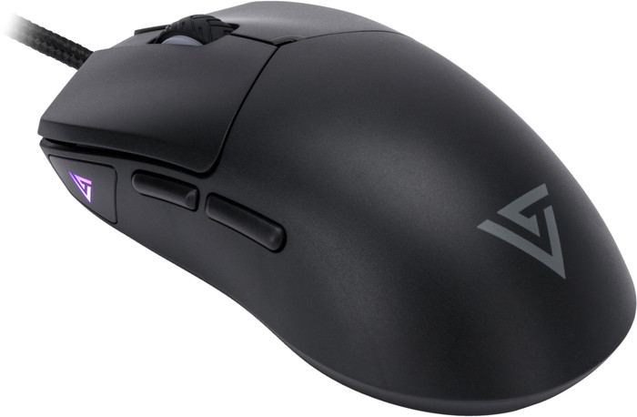 Vortech Pro Bedrade Gaming Muis Zwart linkerkant