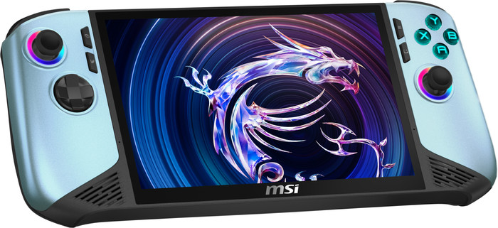 MSI Claw 8 AI+ A2VM Glacier Blue Edition-250NL linkerkant