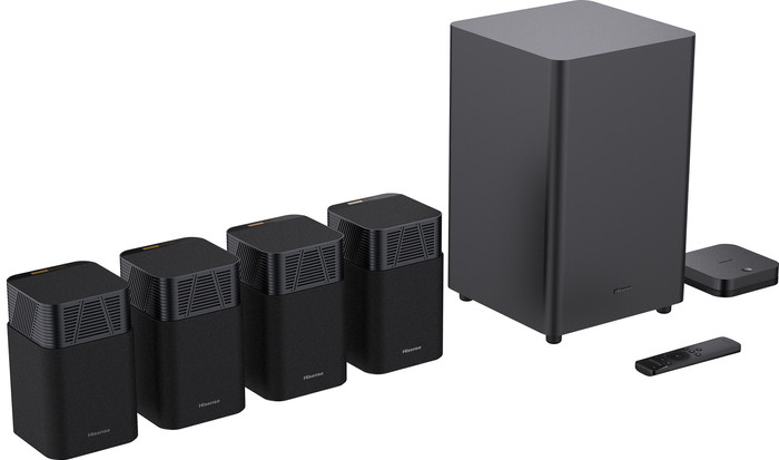 Hisense HT Saturn Home Cinema set linkerkant