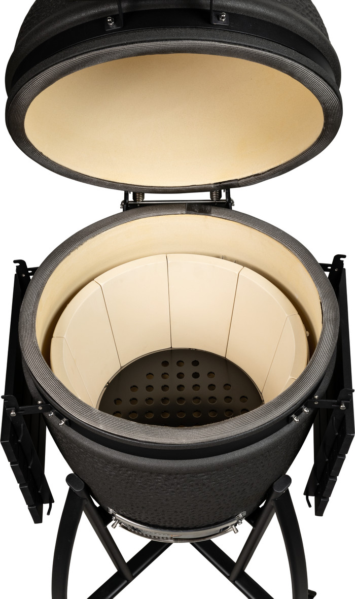 Grill Guru Prime Matte Black Large binnenkant