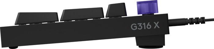 Logitech G316 X 98 Bedrade Gaming Toetsenbord Qwerty Zwart rechterkant