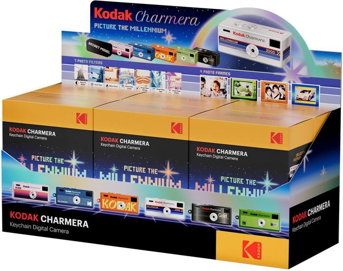 Kodak Charmera Millenium Keychain Digital Camera (Single Blind Box) verpakking