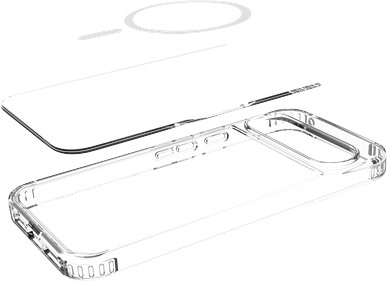 Just in Case Google Pixel 11 Pro XL / 10 Pro XL Back Cover met Magneet Transparant binnenkant