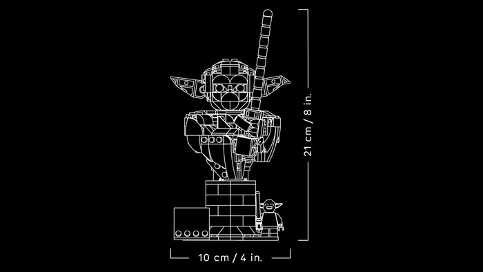 LEGO Star Wars Yoda Buste 75438 visual leverancier