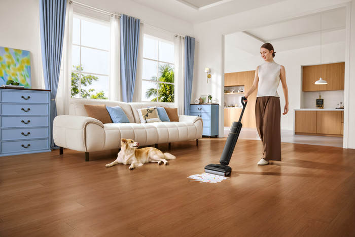 Dreame G12 Pro Flex product in gebruik