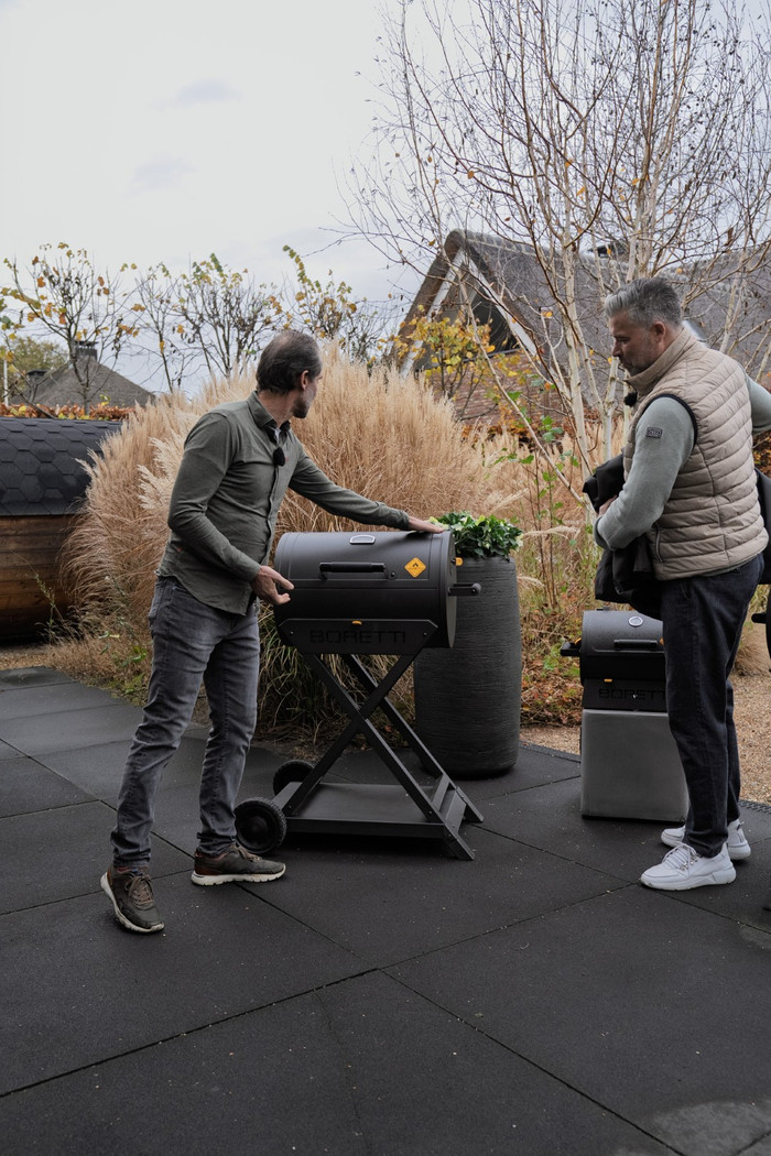 Boretti Fratello Trolley product in gebruik