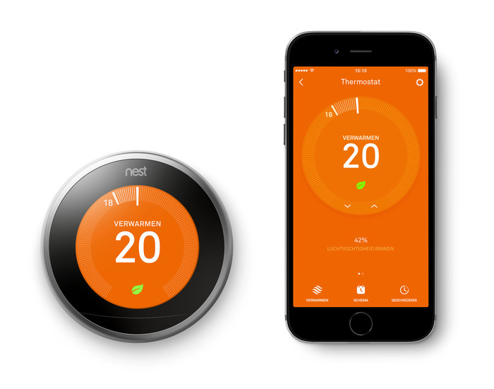 Google Nest Thermostat Argent null