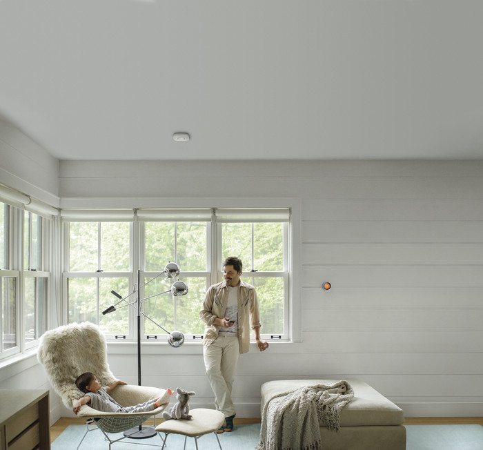 Google Nest Thermostat Argent produit à l'usage