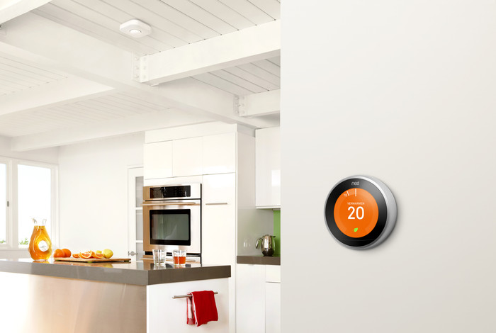Google Nest Thermostat Argent produit à l'usage
