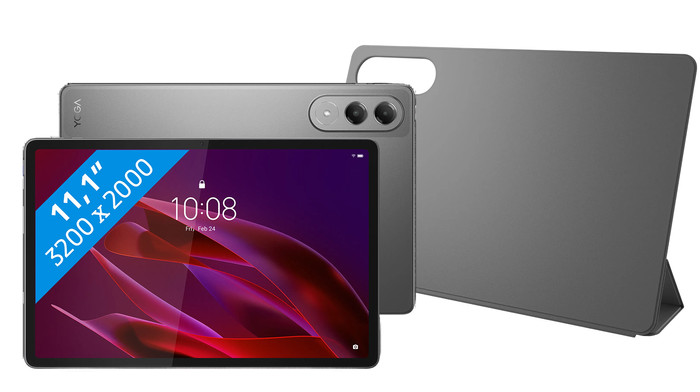Lenovo Yoga Tab 11,1 inch 256GB Wifi Grijs met Stylus + Book Case Grijs Main Image