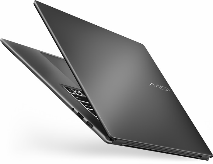 MSI Prestige 16 AI+ C3MG-048NL OLED QWERTY achterkant