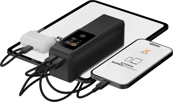 Xtorm NextGen 70W Powerbank 27.000mAh Zwart product in gebruik