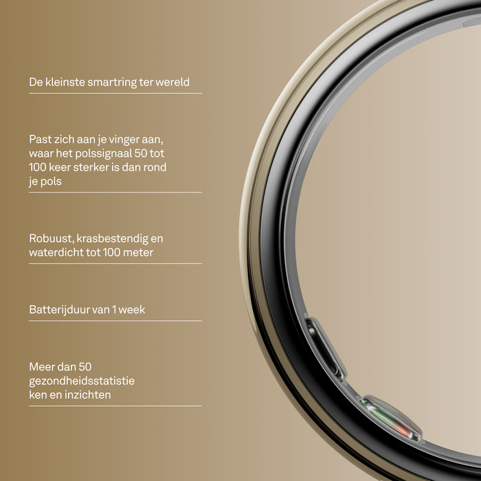 Oura Ring 5 Maat 10 Goud visual leverancier