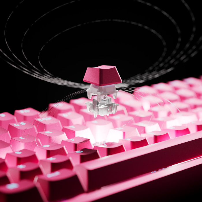 Logitech G PRO X2 RAPID TKL Gaming Toetsenbord Roze Qwerty visual leverancier