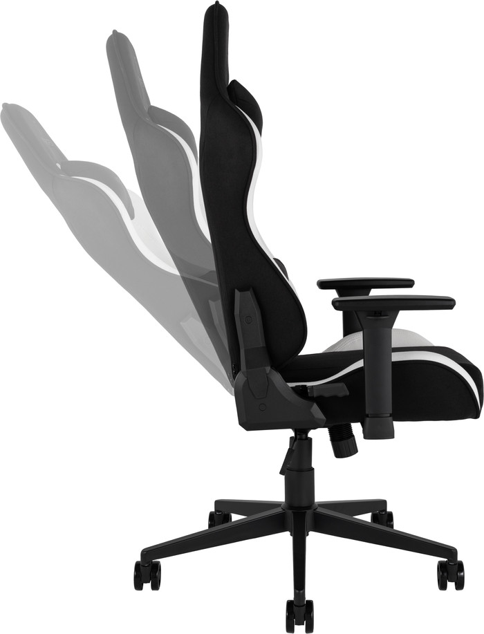 Vortech Essential Gamestoel Wit + Vortech Vloermat Zwart visual leverancier
