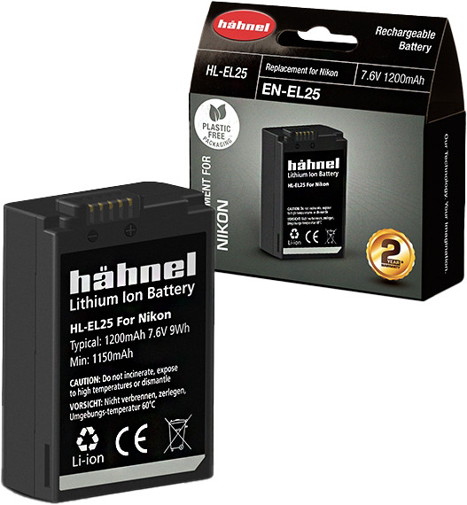 Hähnel HL-EL25 Nikon verpakking