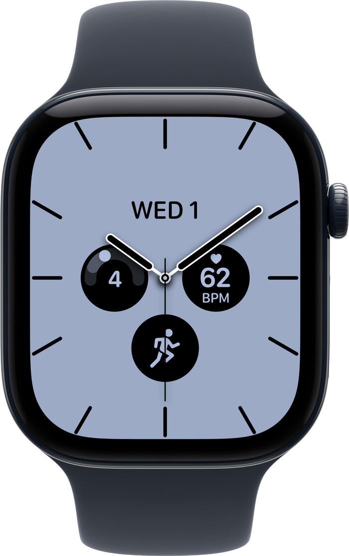 Apple Watch Series 12 Cellular 46mm Ceramic Night Blue Sport Band S/M front