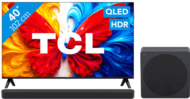 TCL QLED 40" S5L (2026) + TCL A65K Main Image