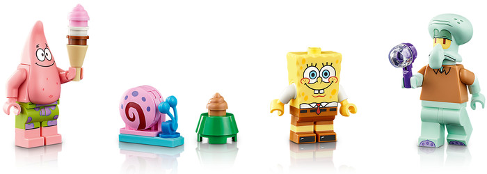 LEGO Icons SpongeBob SquarePants: Bikinibroek 11386 voorkant