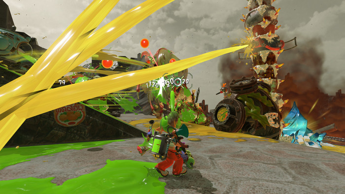 Splatoon Raiders Nintendo Switch 2 product in gebruik