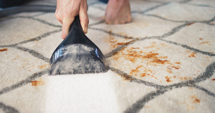 BISSELL 1558N SpotClean Pro product in use