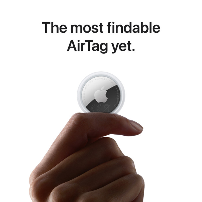 Apple AirTag 2 (1-pack) + BlueBuilt Apple AirTag Key Ring visual supplier