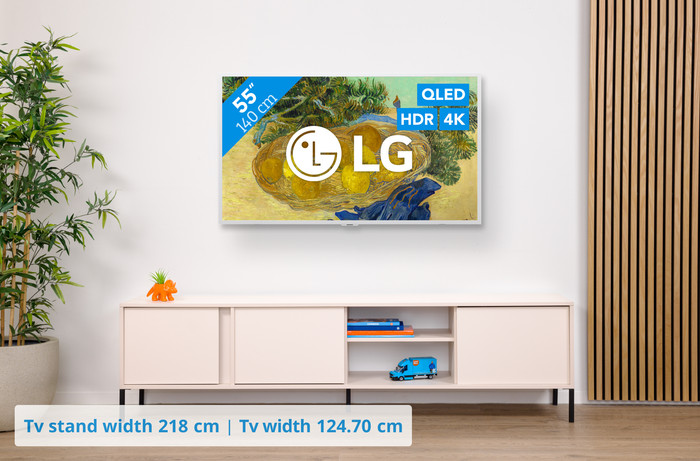 LG QNED Gallery TV 55 inches LX7 (2026) visual Coolblue 1