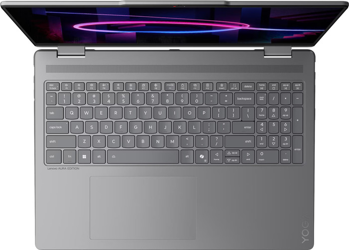 Lenovo Yoga 7 2-in-1 OLED Copilot+ PC 16IPH11 83TE0041MH bovenkant