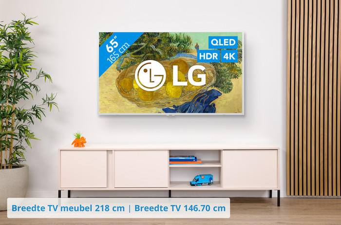 LG Gallery TV with Frame 65'' visual Coolblue 1