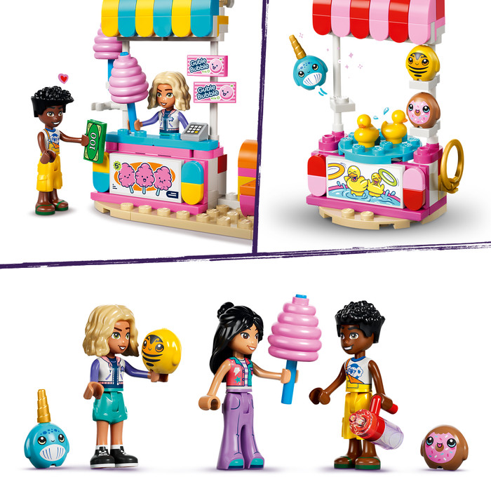 LEGO Friends Reuzenrad van Snoep en Cupcakes 42700 product in gebruik