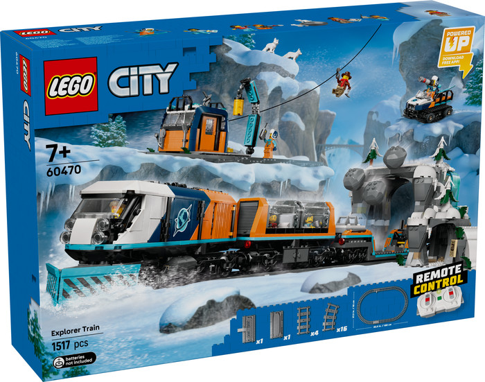 LEGO City Explorers' Arctic Polar Express Train 60470 packaging