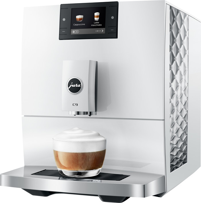 JURA C9 Piano White (EA) rechterkant